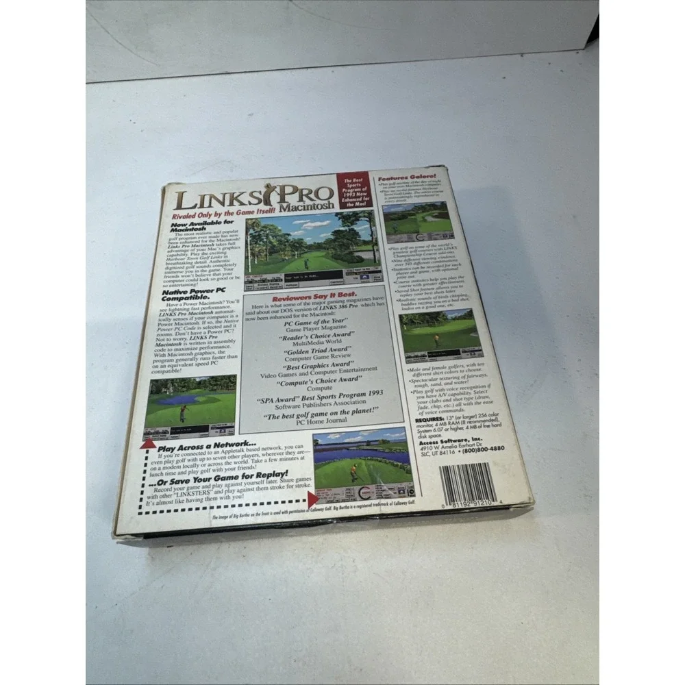 1994 Links Pro Macintosh Golf 3.5